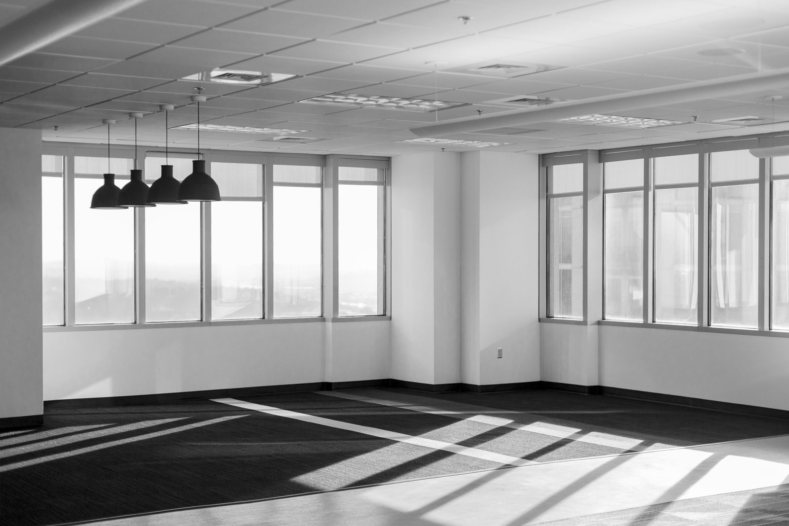 Clean, well-maintained commercial office interior serviced by a Miami janitorial program